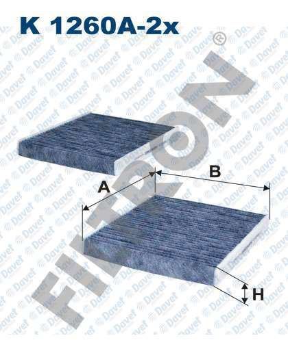 FILTRON K1260A-2X Polen Filtresi Bmw F07 F10 F11 F01 F02 F03 F04 Karbonlu